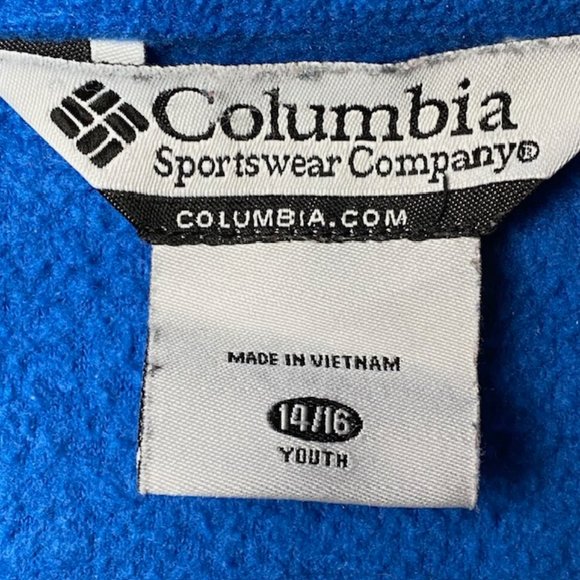 Columbia Full Zip Fleece Jacket Youth 14-16 - Pre-owned - Picture 7 of 8